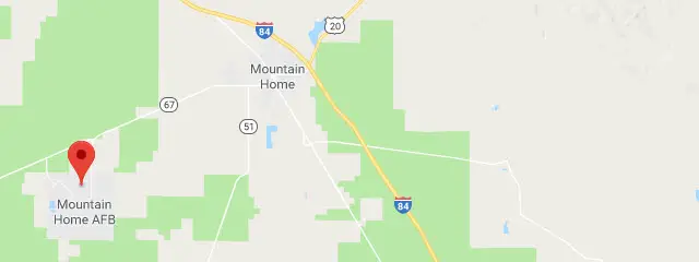 Map of Mountain Home AFB FamCamp
